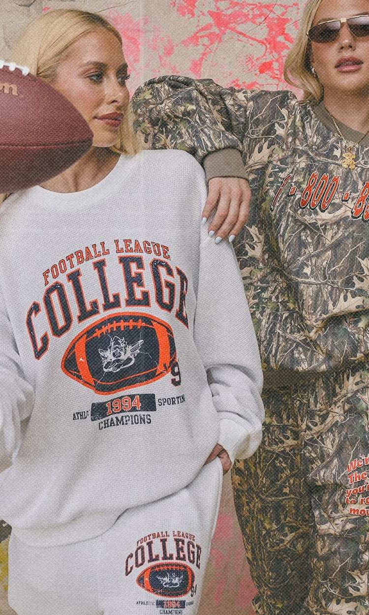 Boys Lie 1-800 Manhunt Kara Crewneck Sweater