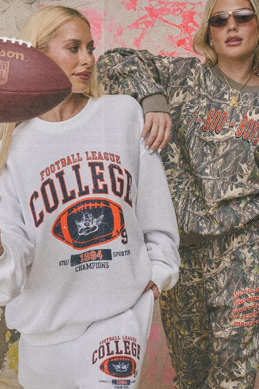 Boys Lie 1-800 Manhunt Kara Crewneck Sweater