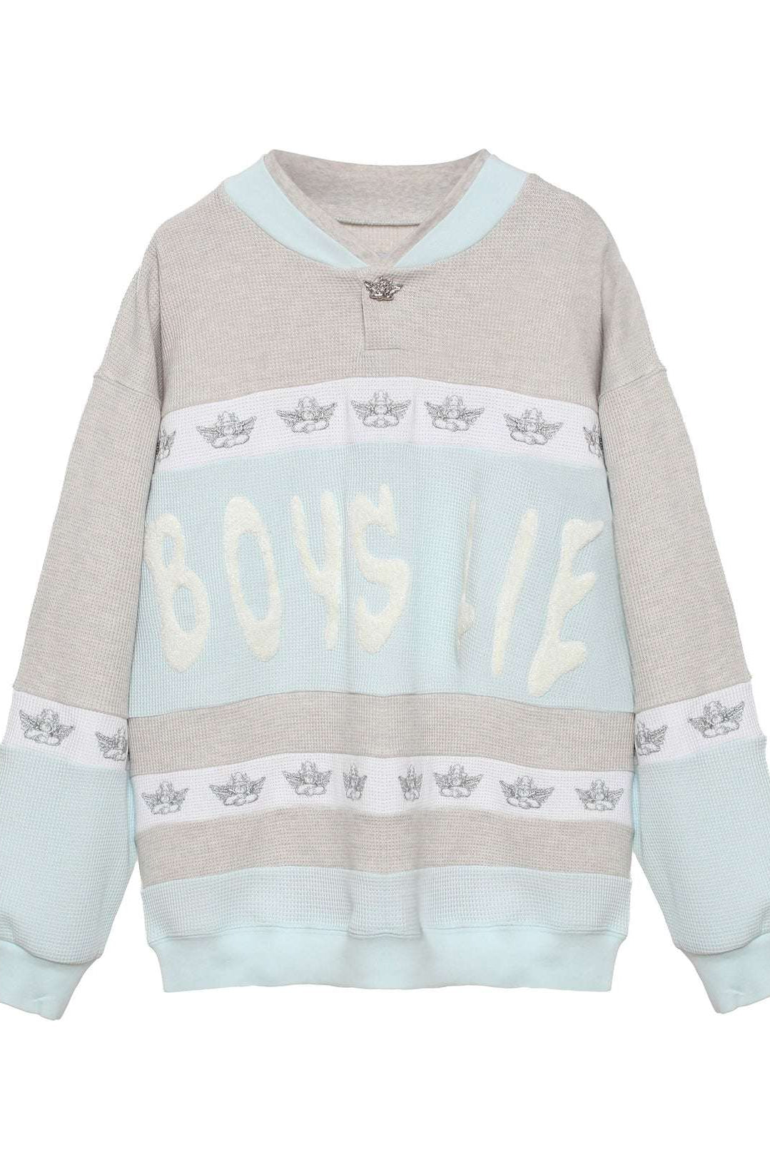 Boys Lie Blue Private School Rider Crewneck