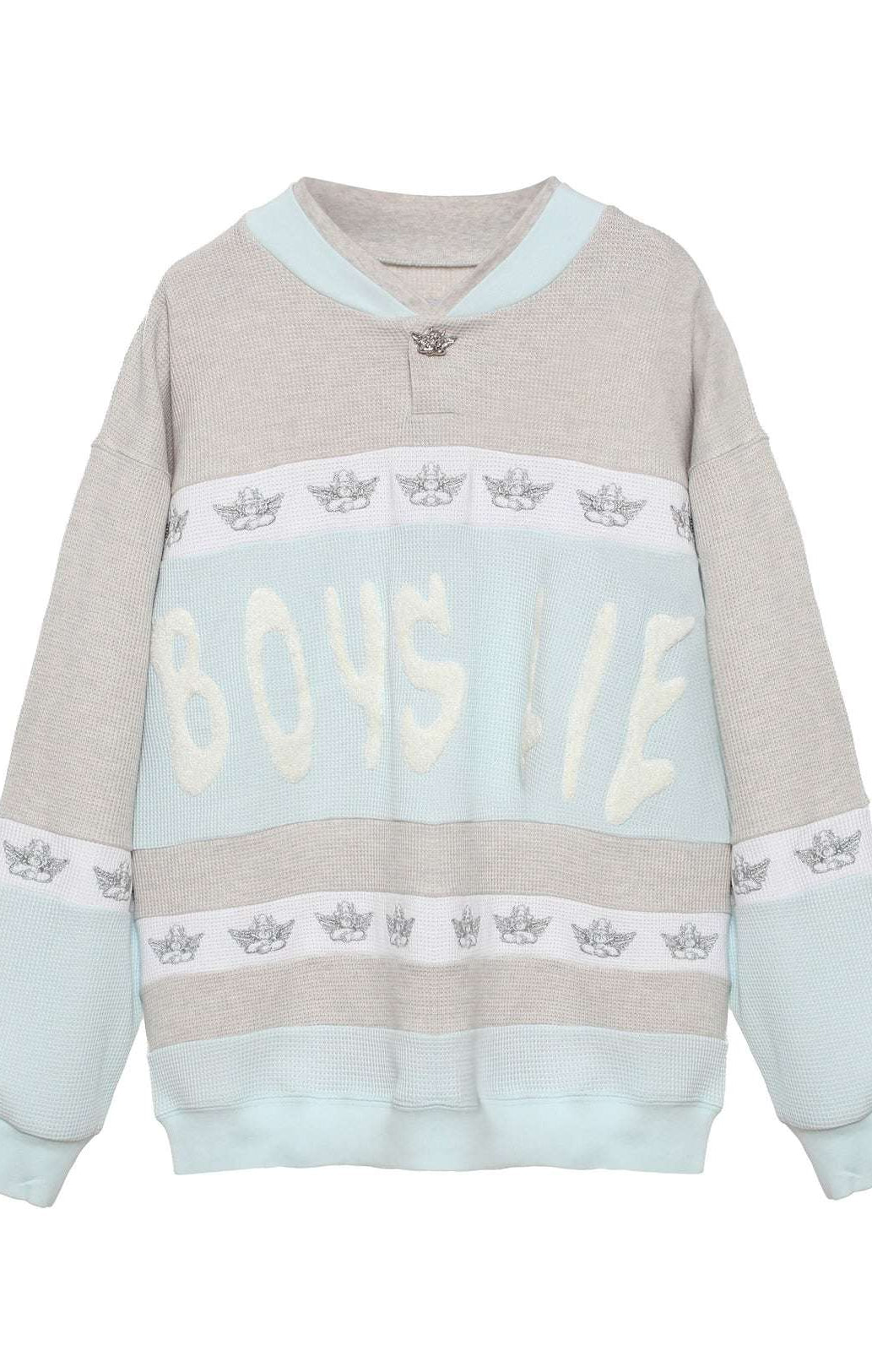 Boys Lie Blue Private School Rider Crewneck