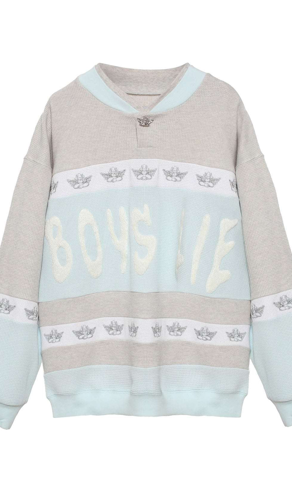 Boys Lie Blue Private School Rider Crewneck