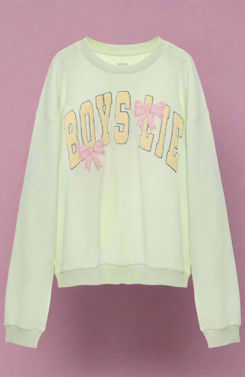 Boys Lie Bows Kara Crewneck Sweater