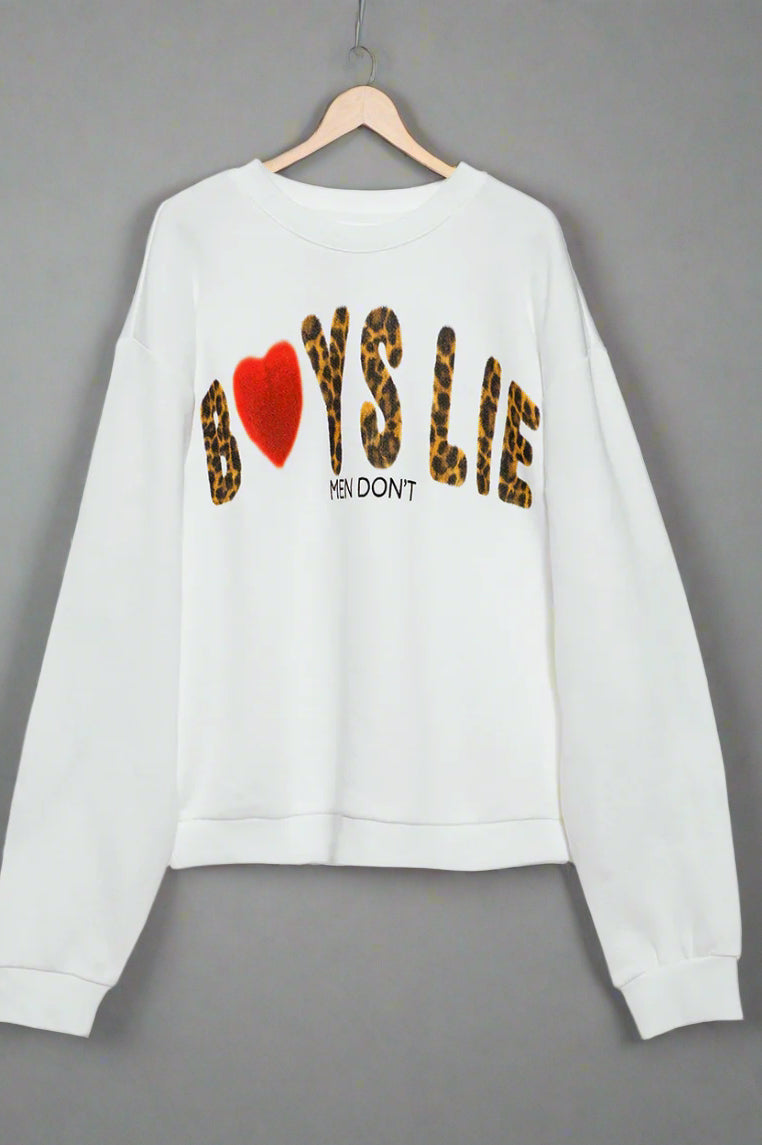 Boys Lie Caitlyn Coded Kara Crewneck Sweater Sweater by Boys Lie as seen on celebrities