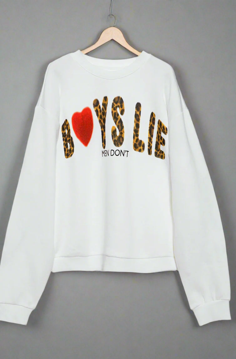 Boys Lie Caitlyn Coded Kara Crewneck Sweater Sweater by Boys Lie as seen on celebrities