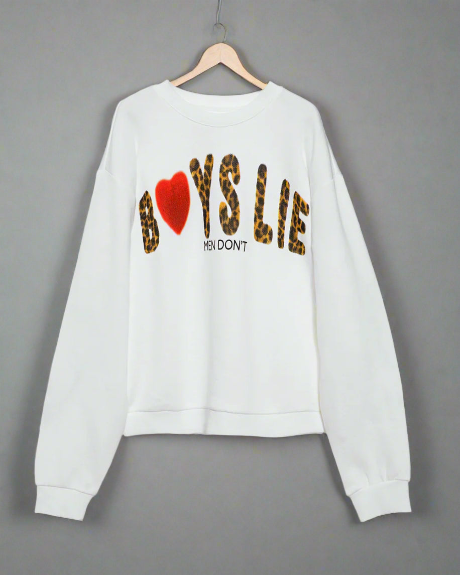 Boys Lie Caitlyn Coded Kara Crewneck Sweater Sweater by Boys Lie as seen on celebrities