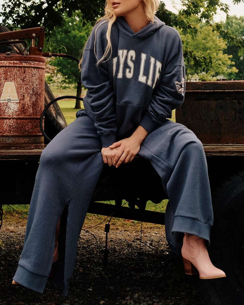 Boys Lie In Too Deep Racer Hoodie