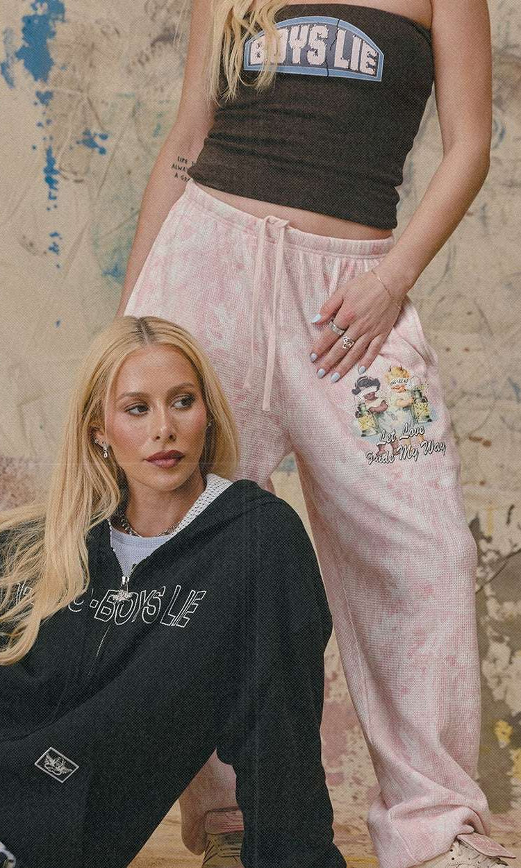 Boys Lie Let Love Guide My Way Kimmy Jogger Pant