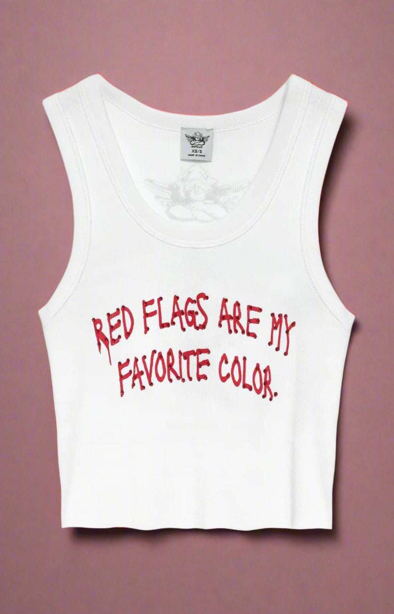Boys Lie Red Flags Randy Tank Top
