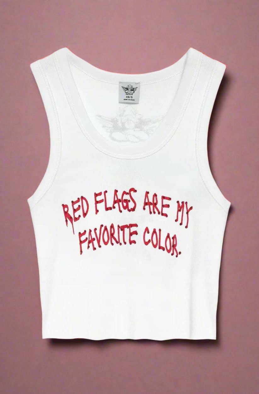 Boys Lie Red Flags Randy Tank Top
