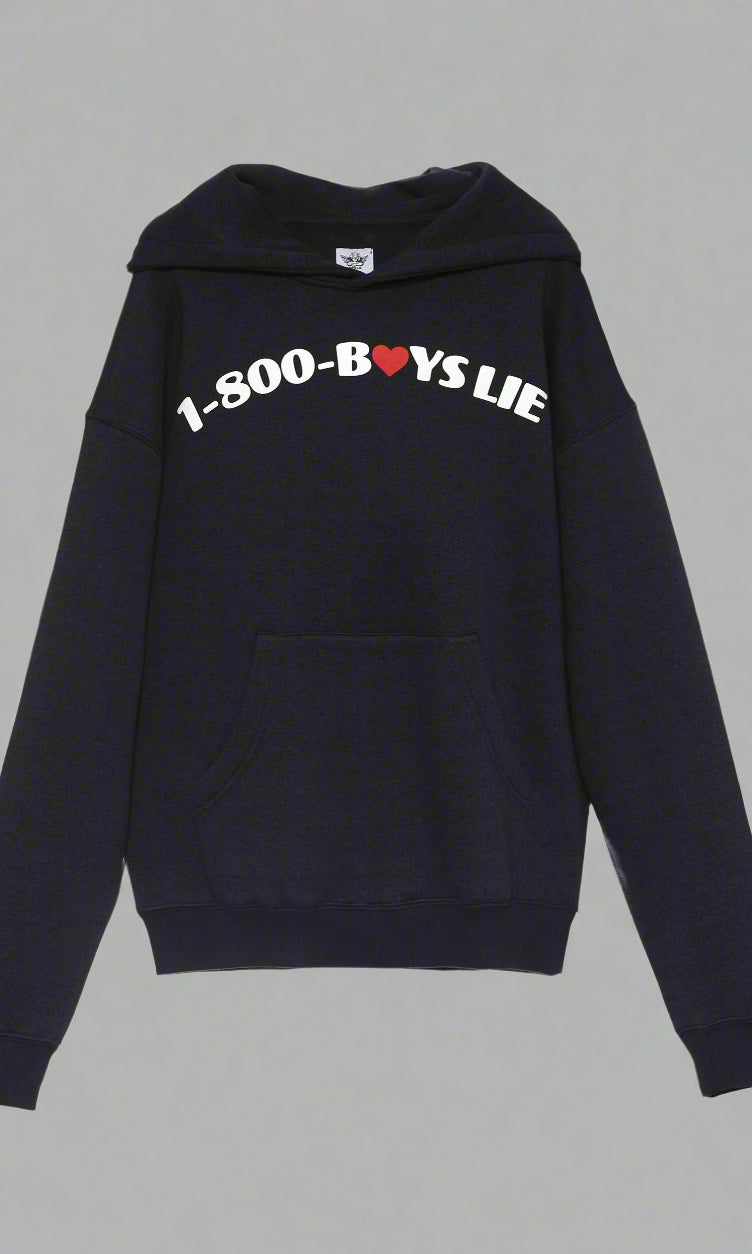 Boys Lie 1-800 Heart Racer Hoodie Sweater by Boys Lie as seen on celebrities