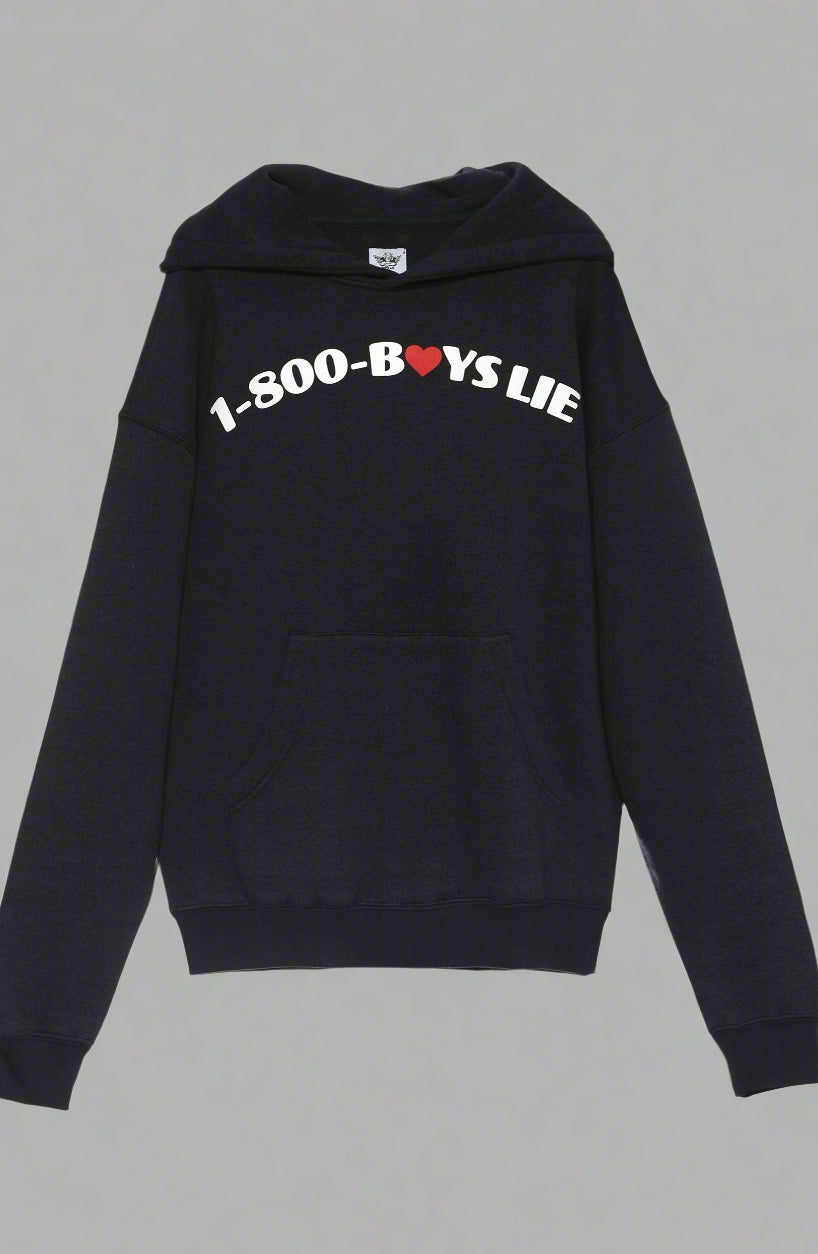 Boys Lie 1-800 Heart Racer Hoodie Sweater by Boys Lie as seen on celebrities
