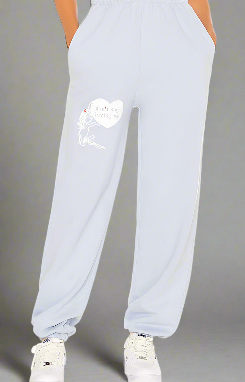 Boys Lie Dont Stop Loving Me Sweatpants Sweatpants by Boys Lie as seen on celebrities