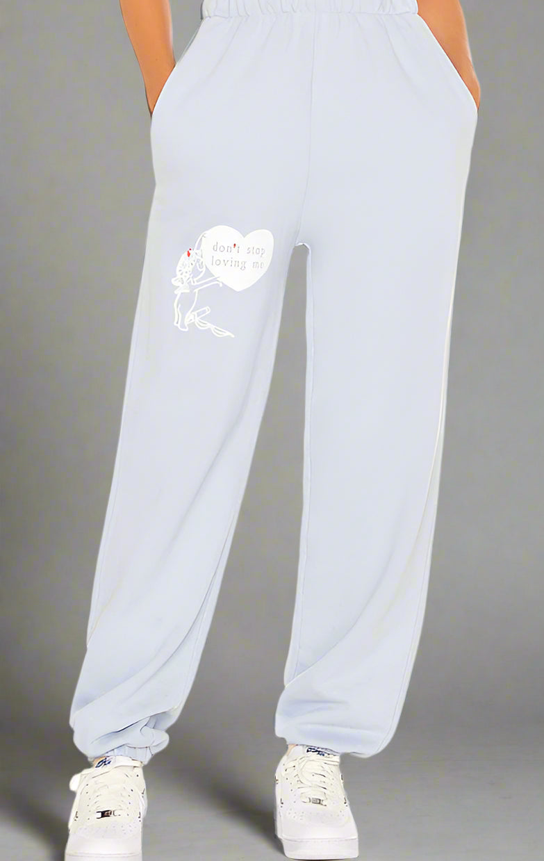 Boys Lie Dont Stop Loving Me Sweatpants Sweatpants by Boys Lie as seen on celebrities