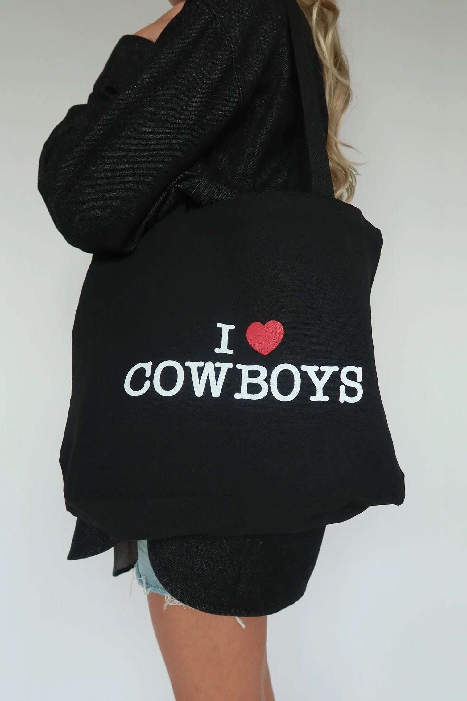 Brunette The Label "I Love Cowboys" Tote Bag