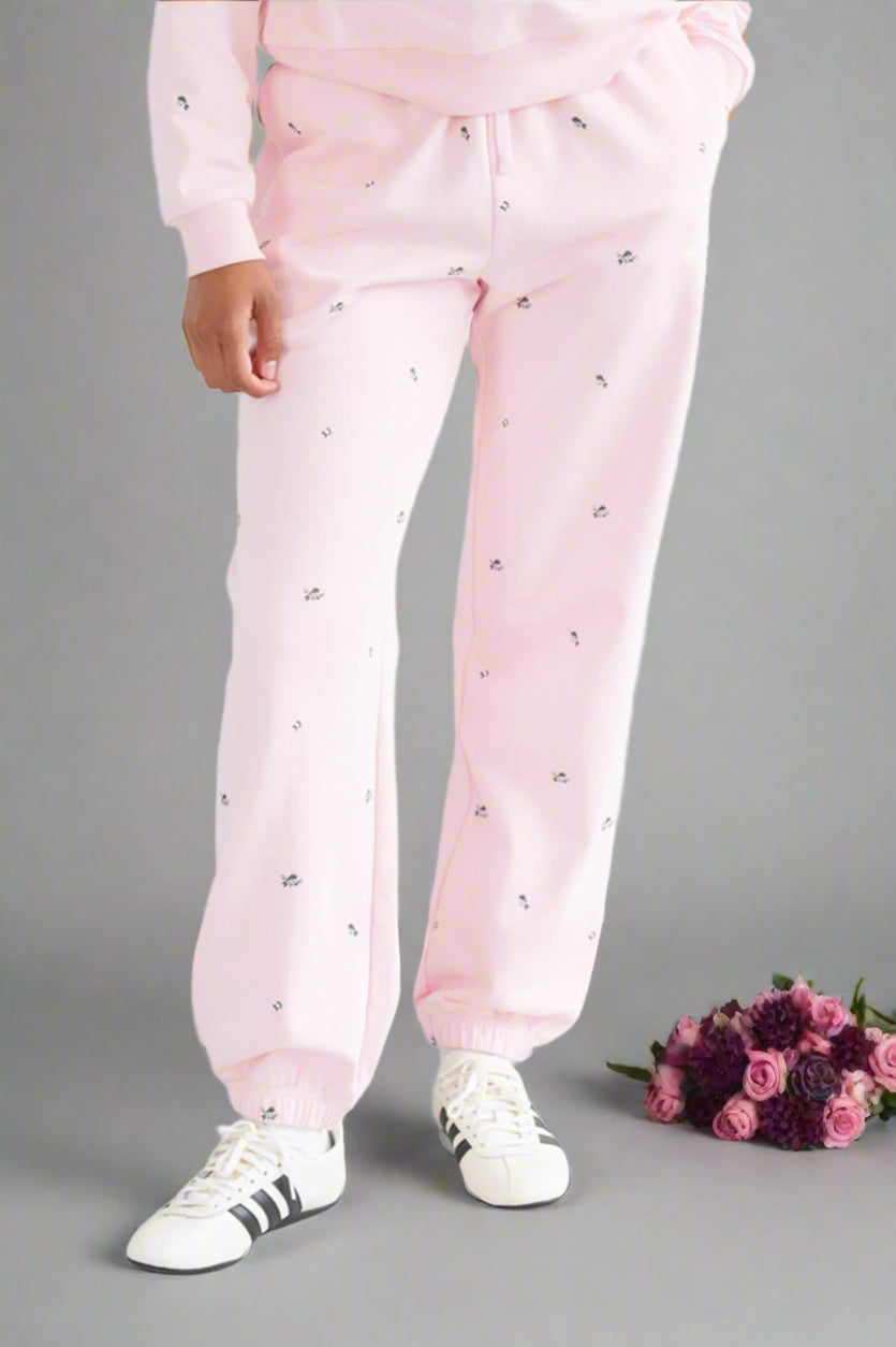 Brunette The Label "Be Kind" All Over Floral Oversized Joggers