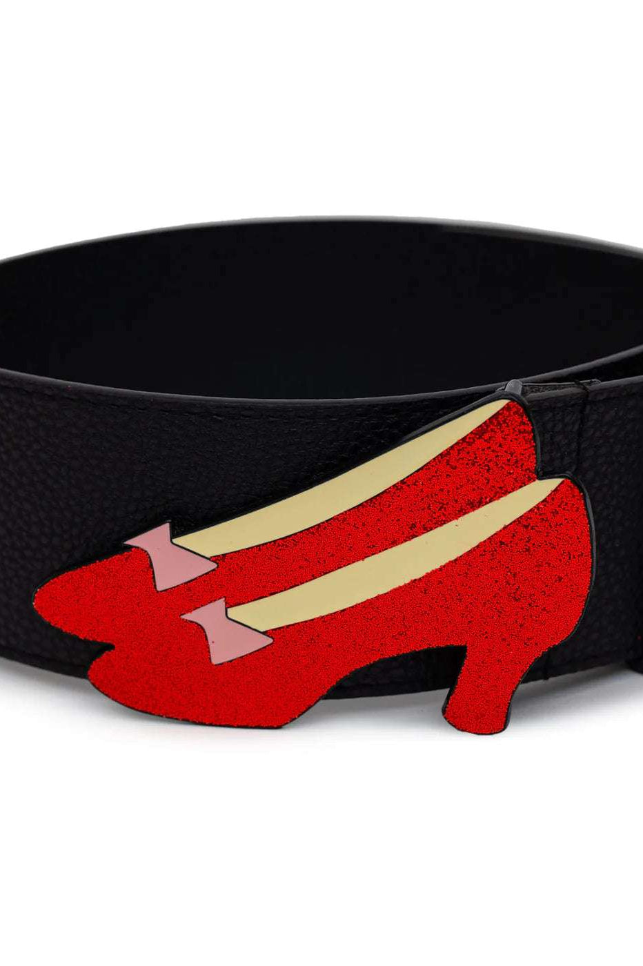 Buckle Down Wizard Of Oz Ruby Slippers Enamel Belt Belt by Buckle Down Products as seen on celebrities