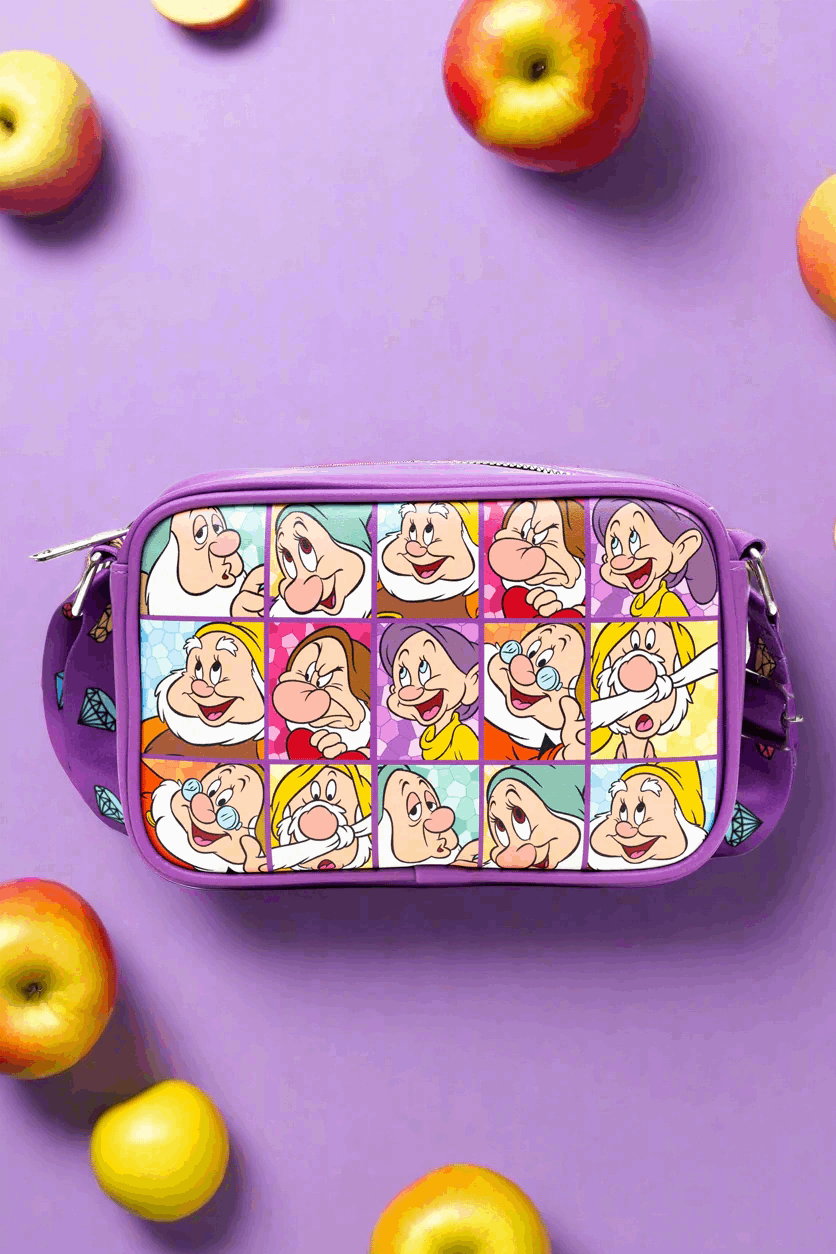 Buckle Down Products Disney Snow White Vegan Cross Body Bag Cross Body Bag by Buckle Down Products as seen on celebrities