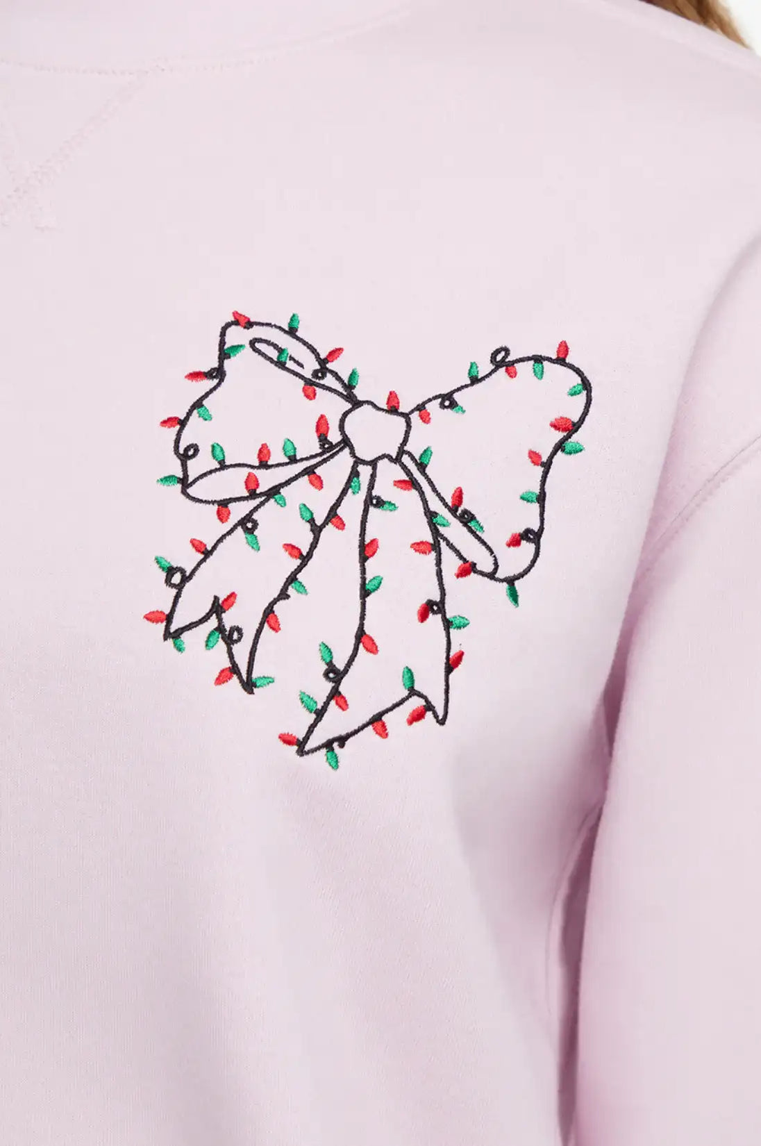 Wildfox Christmas Bow Charlie Sweatshirt