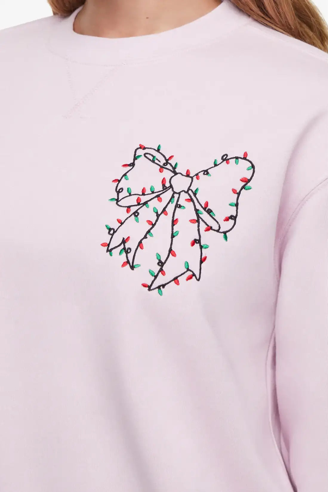 Wildfox Christmas Bow Charlie Sweatshirt