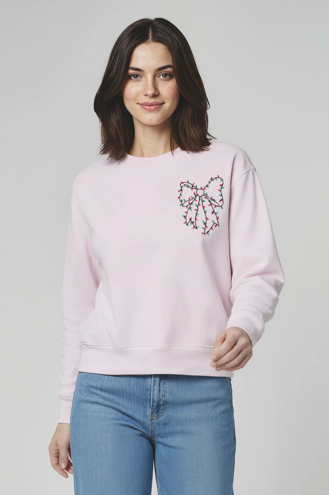 Wildfox Christmas Bow Charlie Sweatshirt