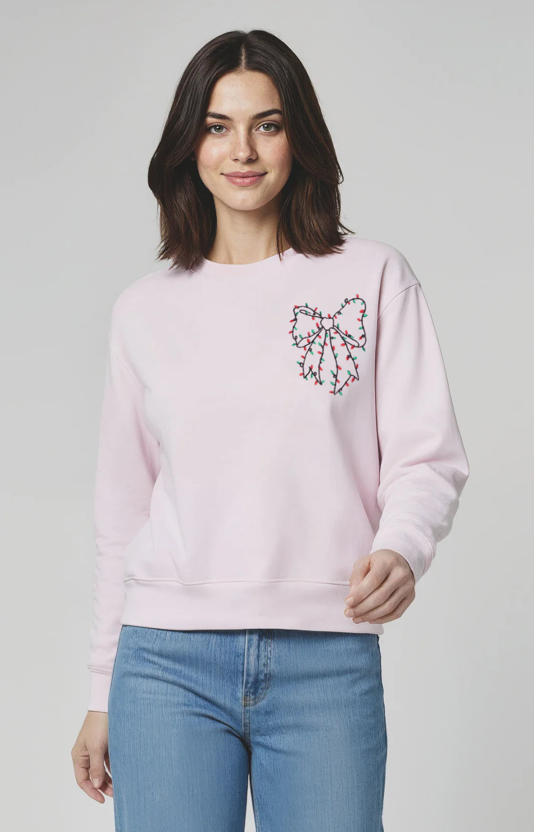 Wildfox Christmas Bow Charlie Sweatshirt