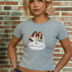 Daisy Street Gilmore Girls Washed Baby Tee T-Shirts by Daisy Street as seen on celebrities