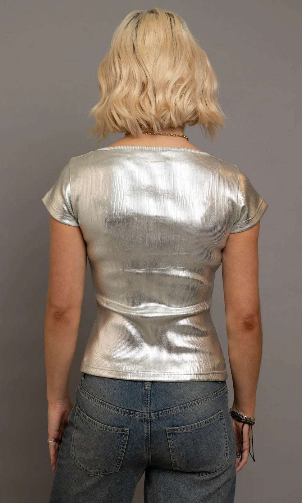 Daisy Street Heart Cut Out Boat Neck Tee T-Shirt by Daisy Street as seen on celebrities