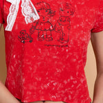 Daisy Street Youth Snow Washed Baby Tee T-Shirts by Daisy Street as seen on celebrities