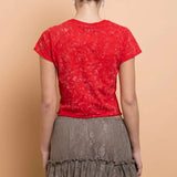 Daisy Street Youth Snow Washed Baby Tee T-Shirts by Daisy Street as seen on celebrities