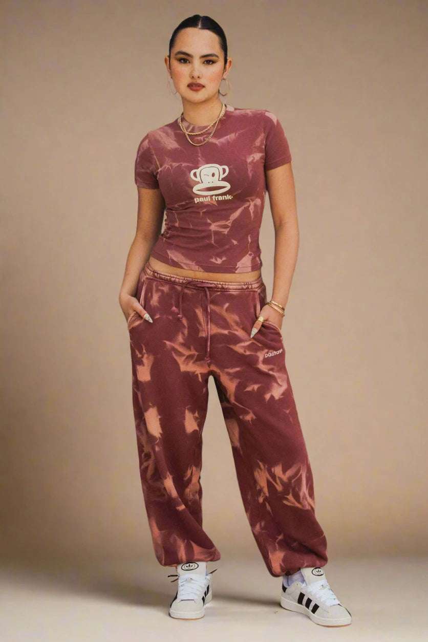 Daisy Street x Paul Frank Spray Effect Joggers Sweatpants by Daisy Street as seen on celebrities