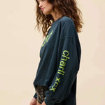 Daydreamer LA CHARLI XCX Brat Long Sleeve Tee T-Shirt by Daydreamer LA as seen on celebrities