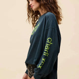 Daydreamer LA CHARLI XCX Brat Long Sleeve Tee T-Shirt by Daydreamer LA as seen on celebrities