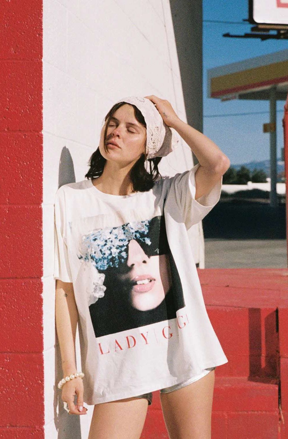 Daydreamer LA Lady Gaga The Fame Merch Tee T-Shirt by Daydreamer LA as seen on celebrities