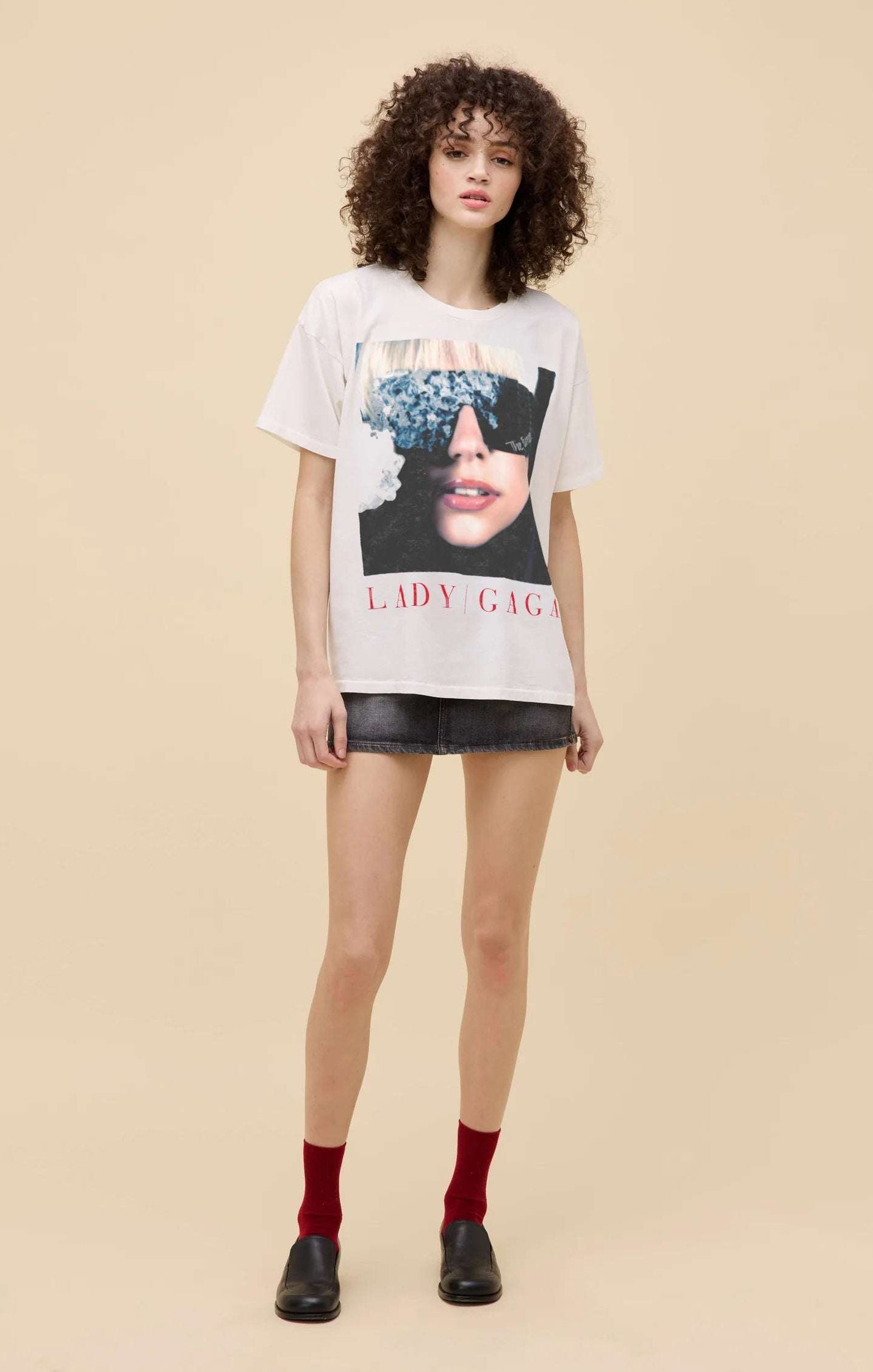 Daydreamer LA Lady Gaga The Fame Merch Tee T-Shirt by Daydreamer LA as seen on celebrities