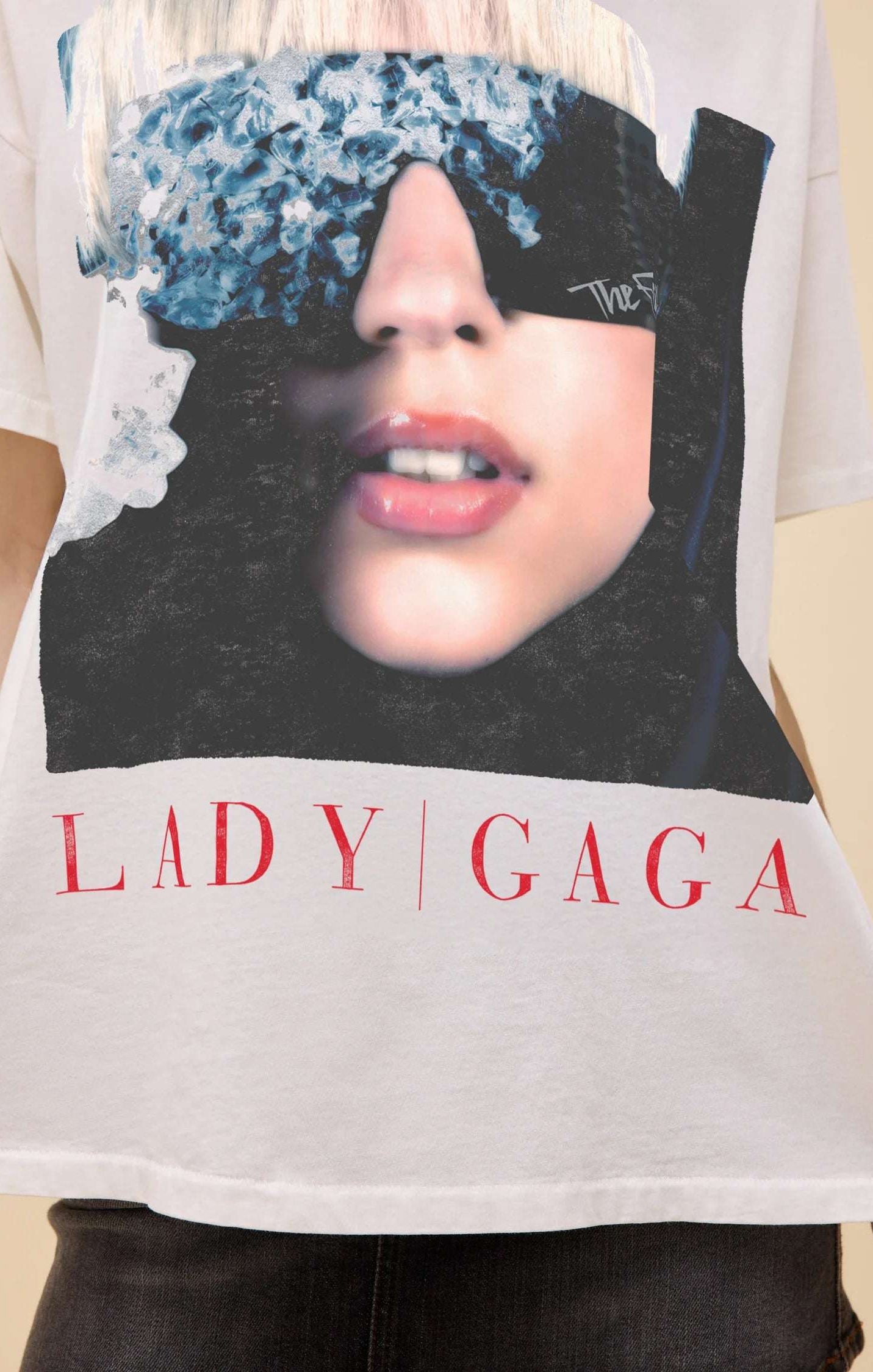 Daydreamer LA Lady Gaga The Fame Merch Tee T-Shirt by Daydreamer LA as seen on celebrities