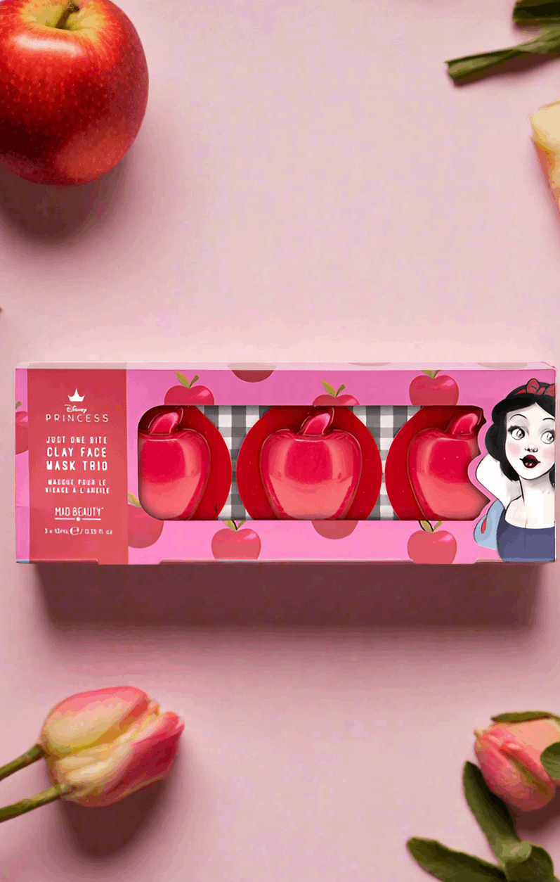 Disney Snow White Clay Mask Trio Hand Sanitizer by Mad Beauty as seen on celebrities