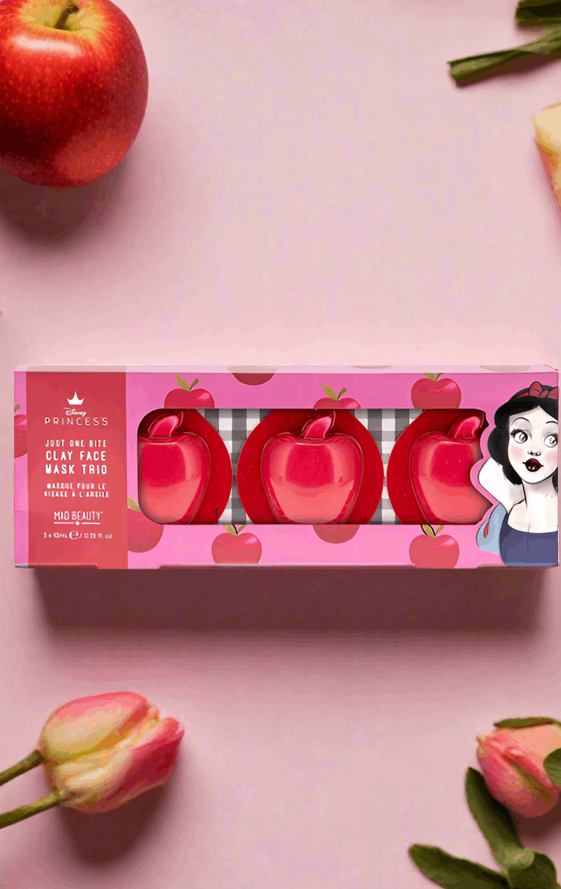 Disney Snow White Clay Mask Trio Hand Sanitizer by Mad Beauty as seen on celebrities