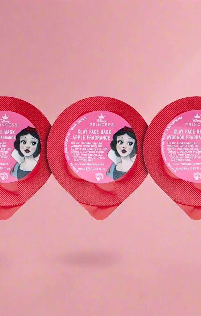 Disney Snow White Clay Mask Trio Hand Sanitizer by Mad Beauty as seen on celebrities