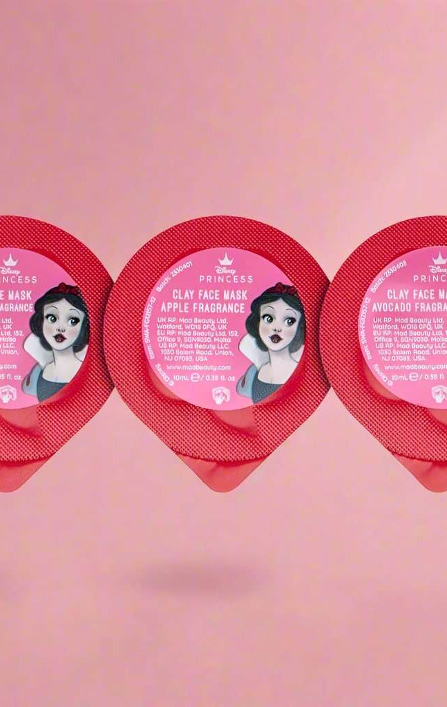 Disney Snow White Clay Mask Trio Hand Sanitizer by Mad Beauty as seen on celebrities