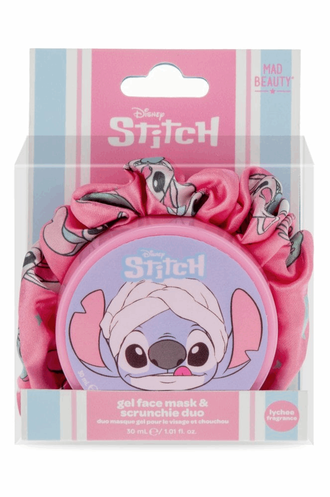 Disney Stitch Pamper Gel Face Mask & Scrunchie Duo