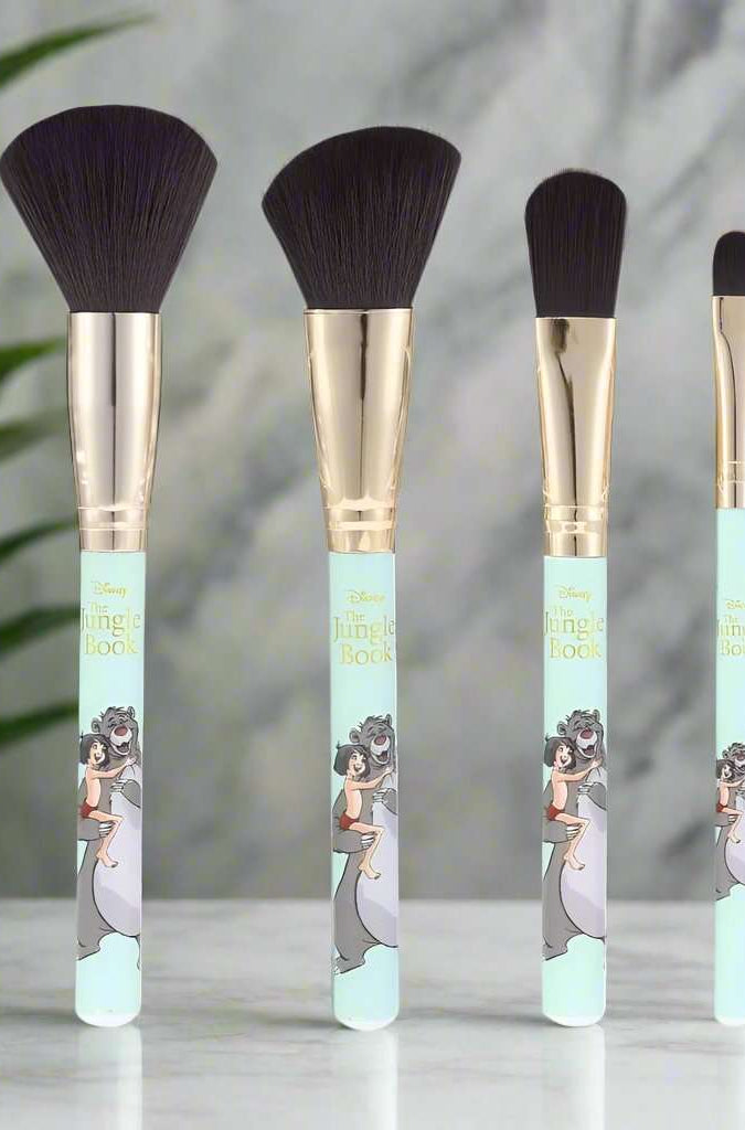 Disney The Jungle Book Cosmetic Brush Set Makeup Brushes by Mad Beauty as seen on celebrities
