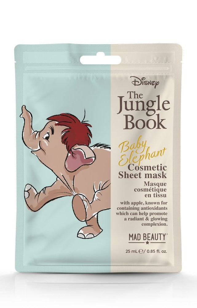 Disney The Jungle Book Cosmetic Sheet Mask Collection Face Mask by Mad Beauty as seen on celebrities
