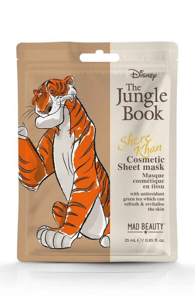 Disney The Jungle Book Cosmetic Sheet Mask Collection Face Mask by Mad Beauty as seen on celebrities