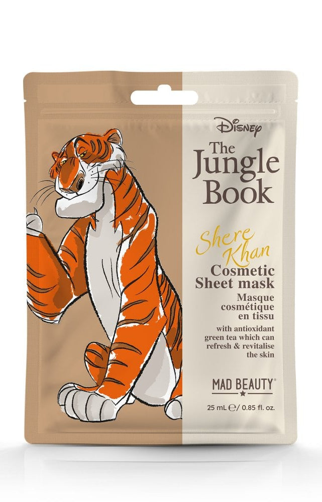 Disney The Jungle Book Cosmetic Sheet Mask Collection Face Mask by Mad Beauty as seen on celebrities