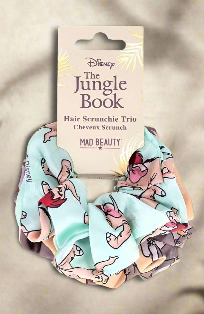 Disney The Jungle Book Hair Scrunchie Trio Hair Elastic by Mad Beauty as seen on celebrities