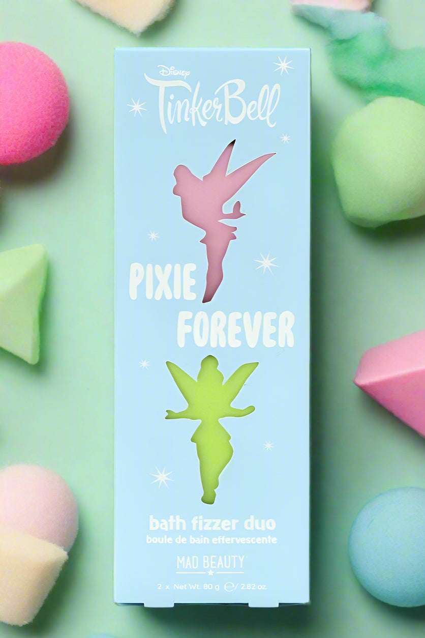Disney Tinks Pixie Perfection Bath Fizzer Duo Bath Bombs by Mad Beauty as seen on celebrities