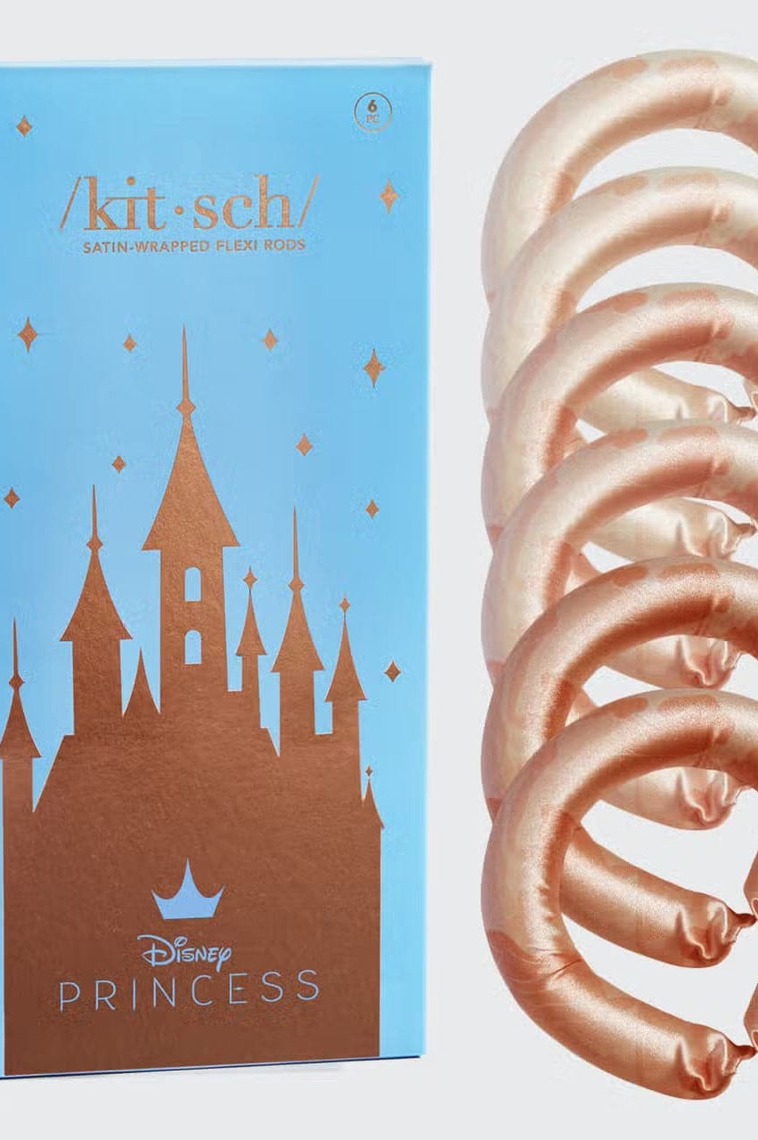 Disney X Kitsch Flexi Hair Rods in Princess Party Hair by Kitsch as seen on celebrities