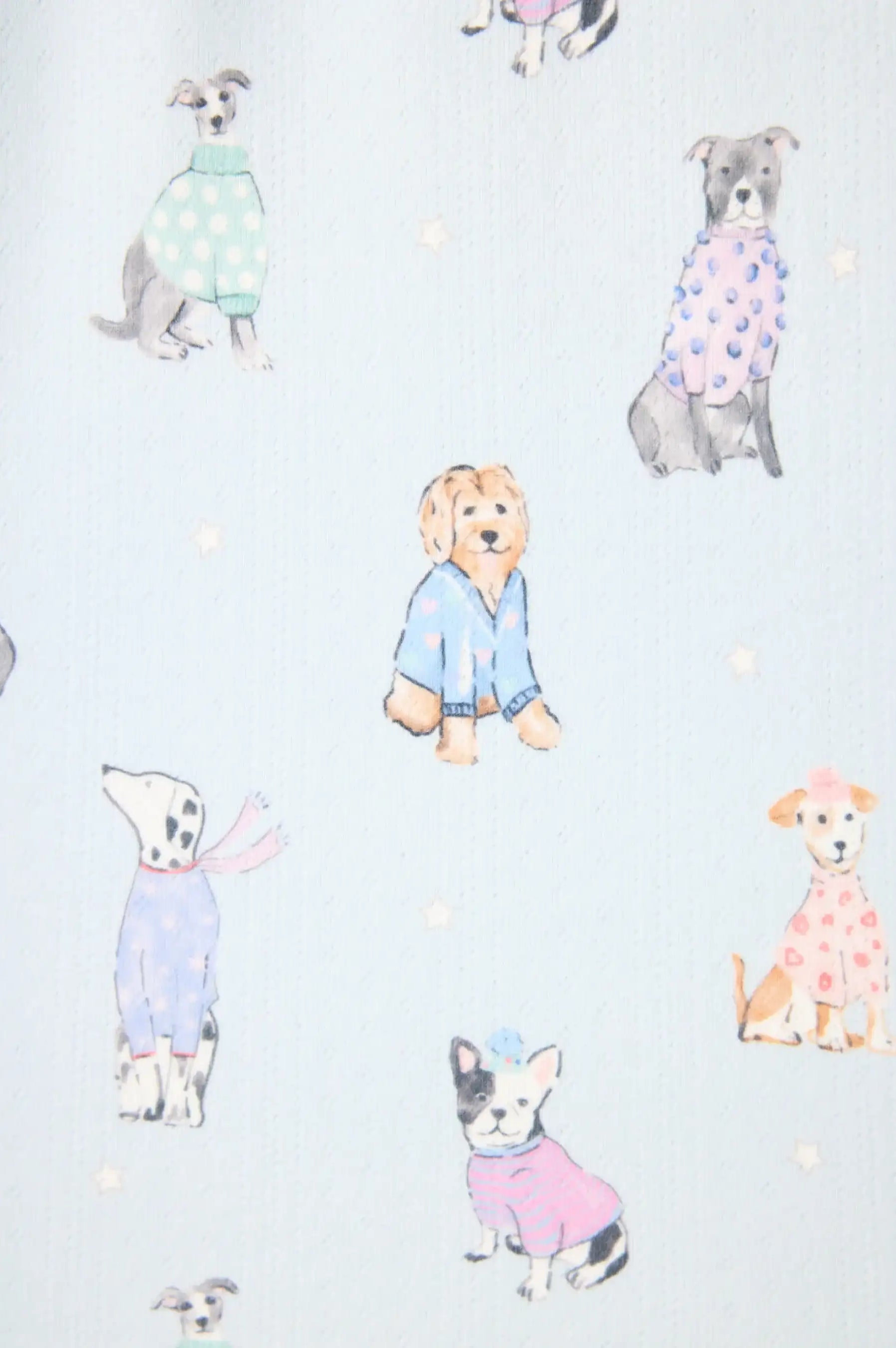PJ Salvage Doggone Cold Dog Print Pointelle PJ Set