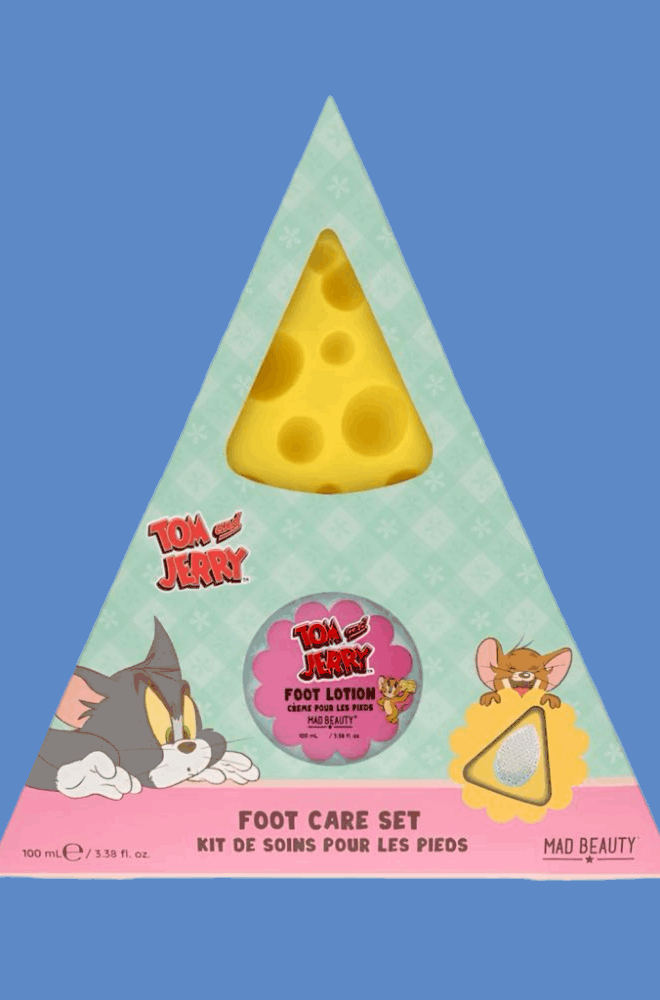 Warner Brothers Tom & Jerry Foot Care Set Beauty Product by Mad Beauty as seen on celebrities