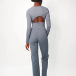 Electric & Rose Ella Ribbed Lounge Pants Trousers by Electric and Rose as seen on celebrities